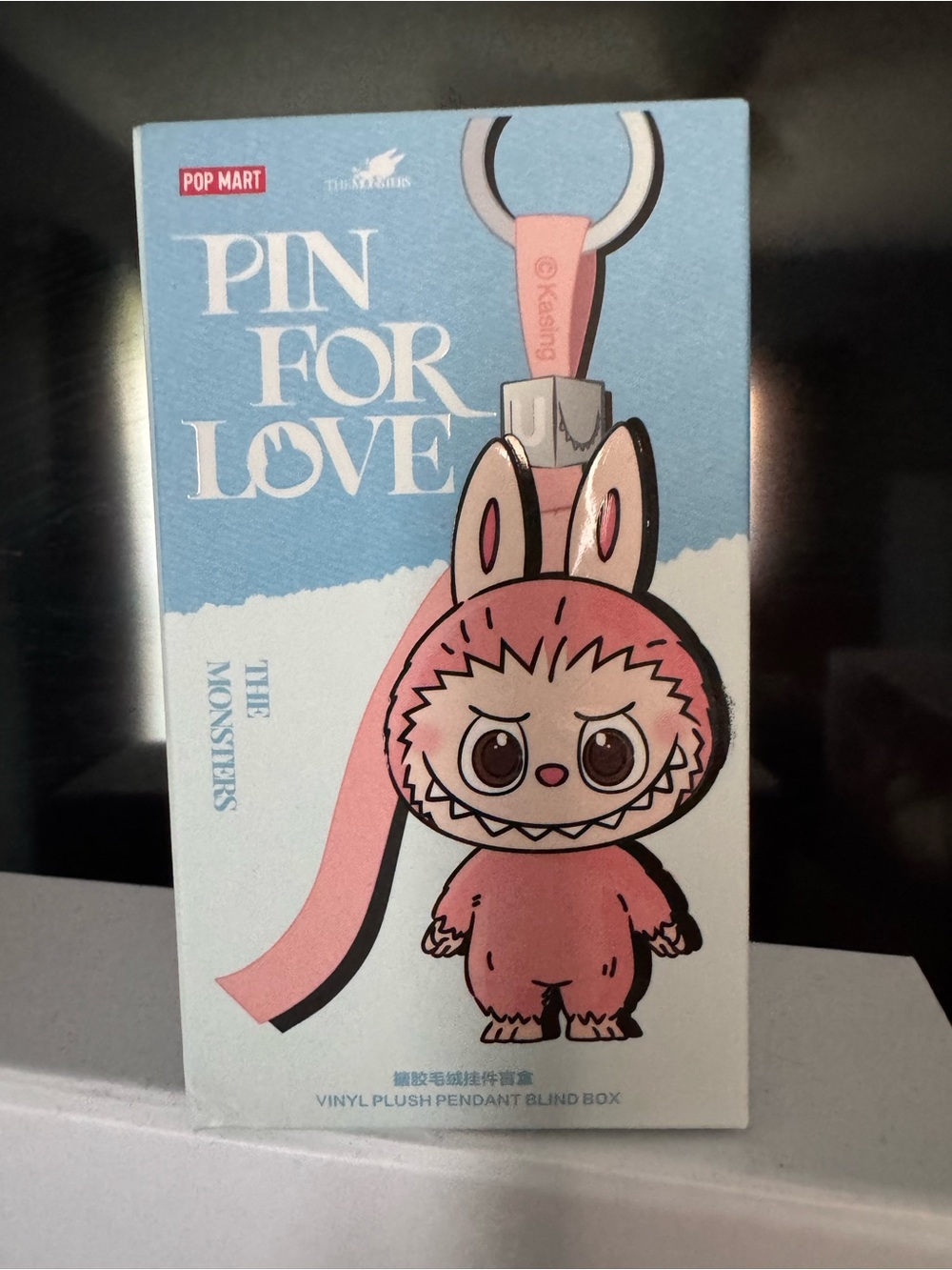 THE MONSTERS Pin for Love Series-Vinyl Plush Pendant Blind Box (N-Z)